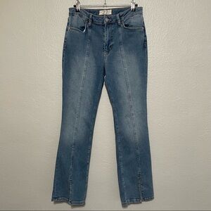 We The Free Blue Denim Center Inseam Straight Fit​​​